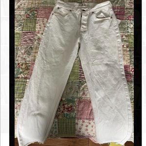 COPY - Free people cream jeans size 3/4